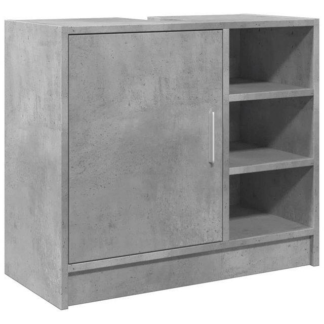 vidaXL Schrankmodule Waschbeckenunterschrank Betongrau 63x29x55 cm Holzwerk günstig online kaufen