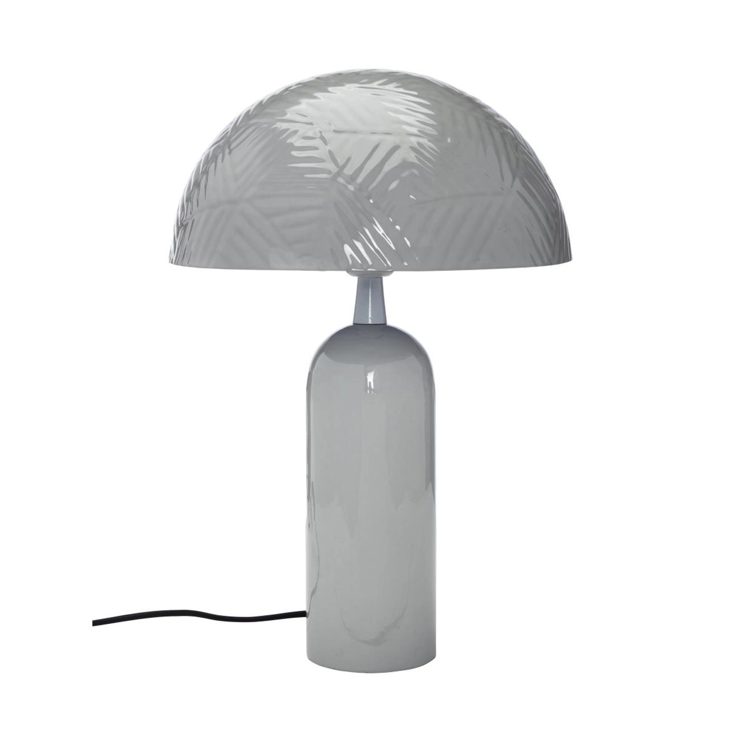 PR Home Carter Tischlampe Grau aus Metall E27 31x45cm günstig online kaufen