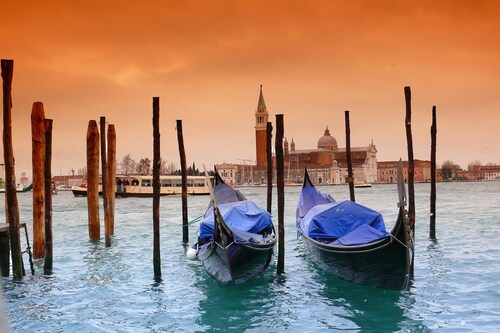 Papermoon Fototapete »Boote in Venedig« günstig online kaufen