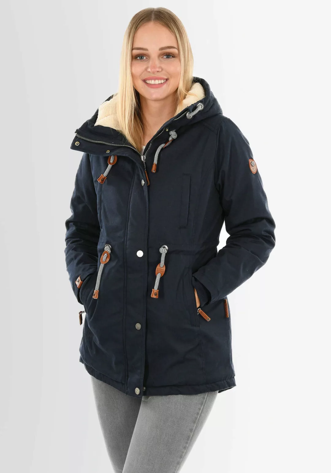 Navahoo Winterjacke "Ireliaa", mit warmen Teddyfell günstig online kaufen