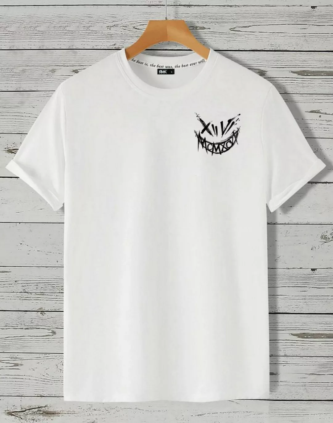 RMK T-Shirt RMK T-Shirt Herren Shirt Rundhals Vintage Smile Smiley aus 100% günstig online kaufen