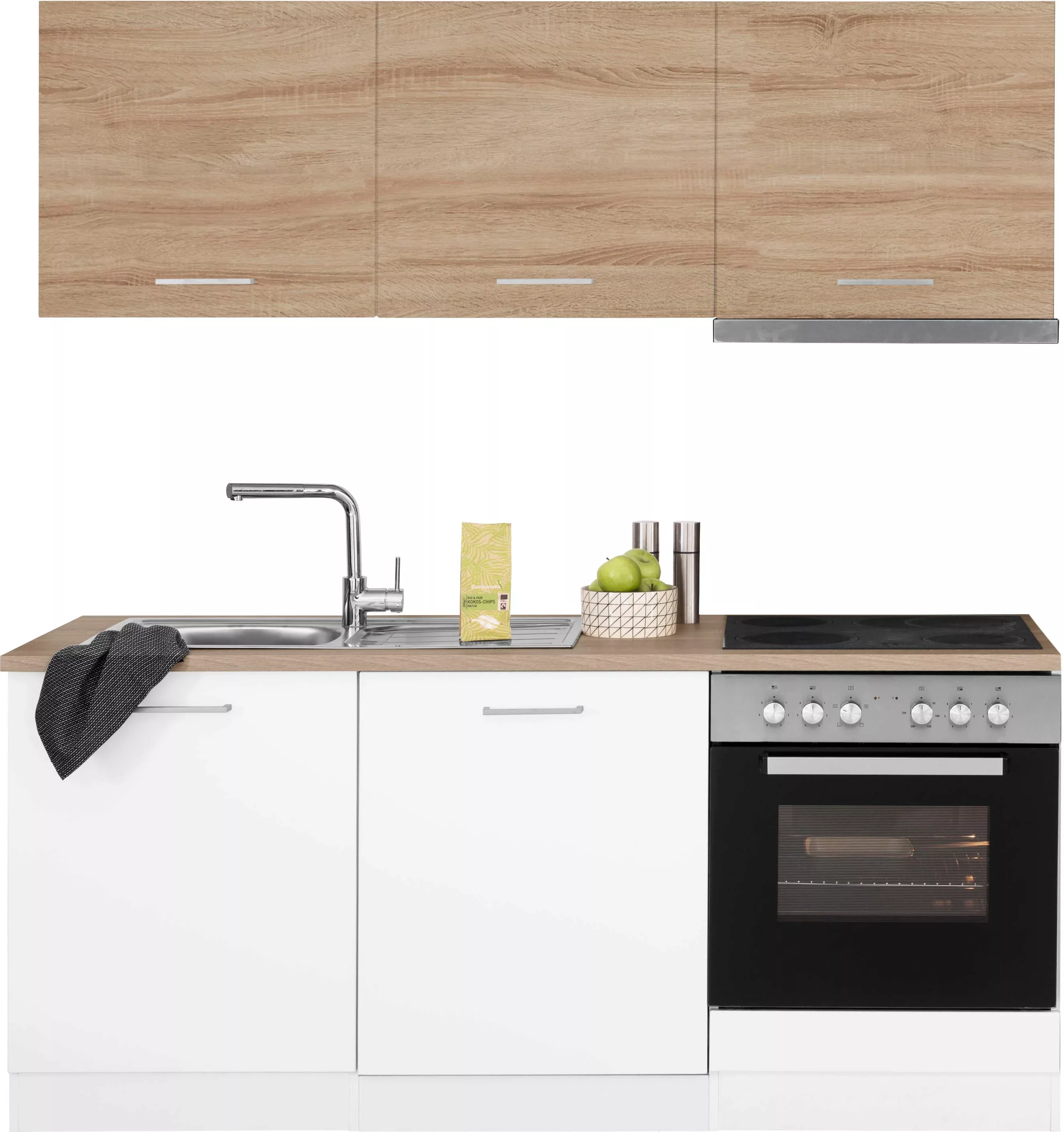 HELD MÖBEL Küchenzeile "Visby", mit E-Geräten, Breite 180 cm günstig online kaufen