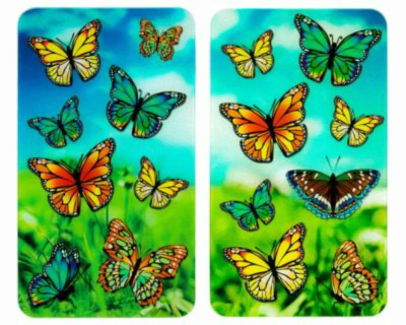 WENKO Herdabdeckplatten Universal Schmetterlinge 2er Set, alle Herdarten me günstig online kaufen