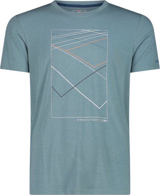 CMP Kurzarmshirt MAN T-SHIRT HYDRO-BLUESTEEL günstig online kaufen