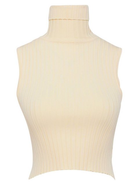 Freshlions Stricktop Top 'TAMARA' Creme Onesize Drapiert/gerafft, Taillentu günstig online kaufen