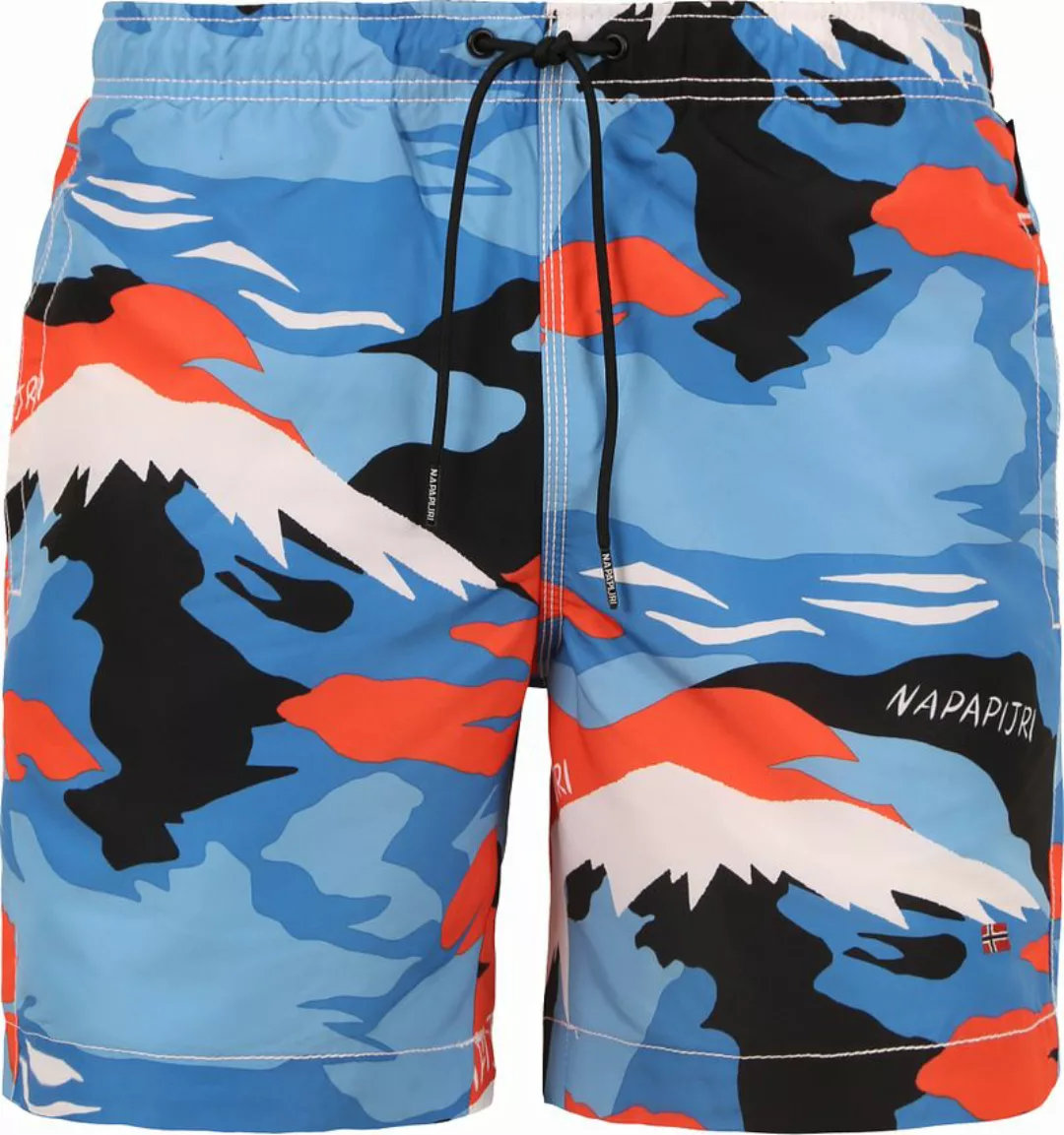 Napapijri Badehose Print Blau - Größe XL günstig online kaufen