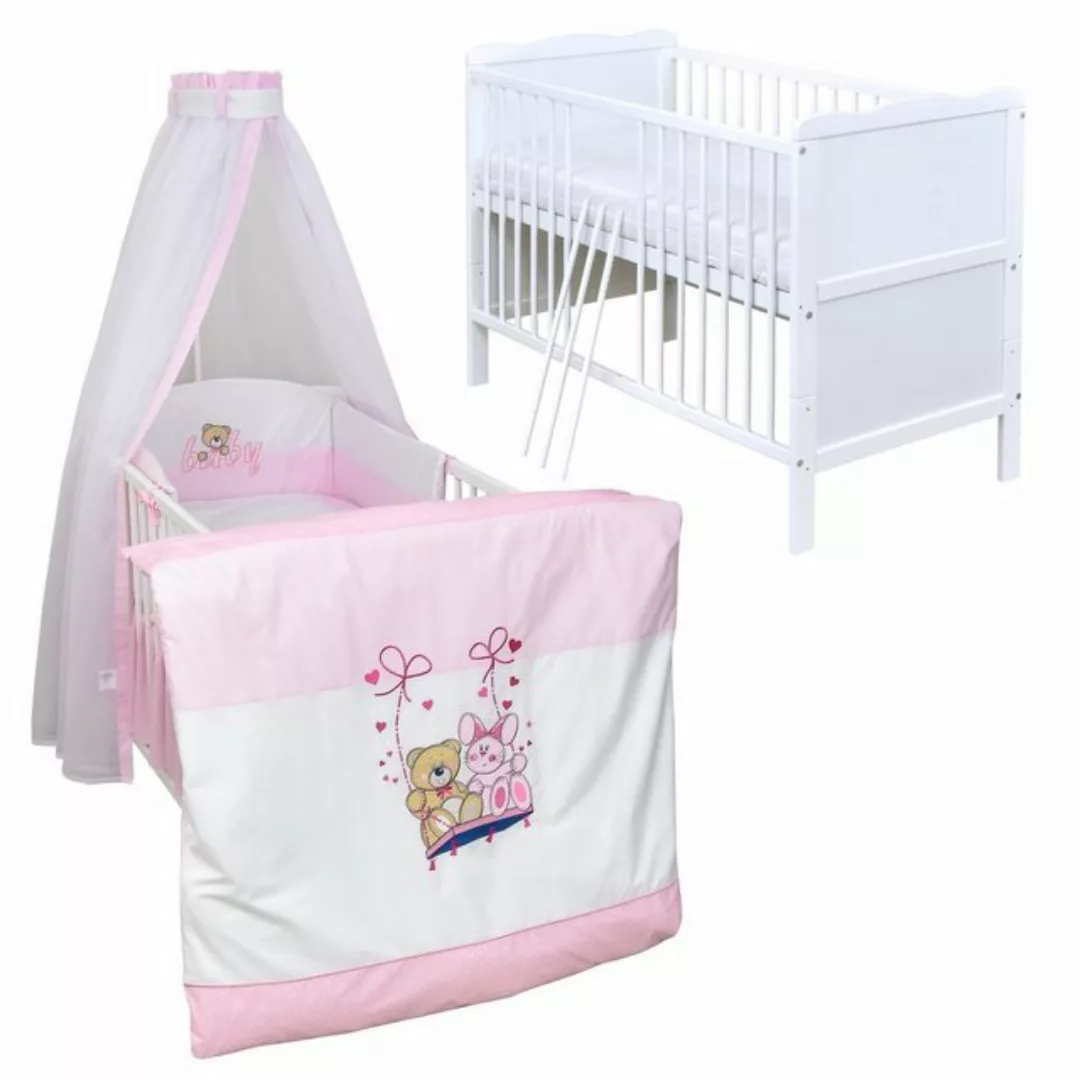 Baby-Delux Komplettbett Babybett Jack Komplettset, 10-tlg., Kinderbett 70x1 günstig online kaufen