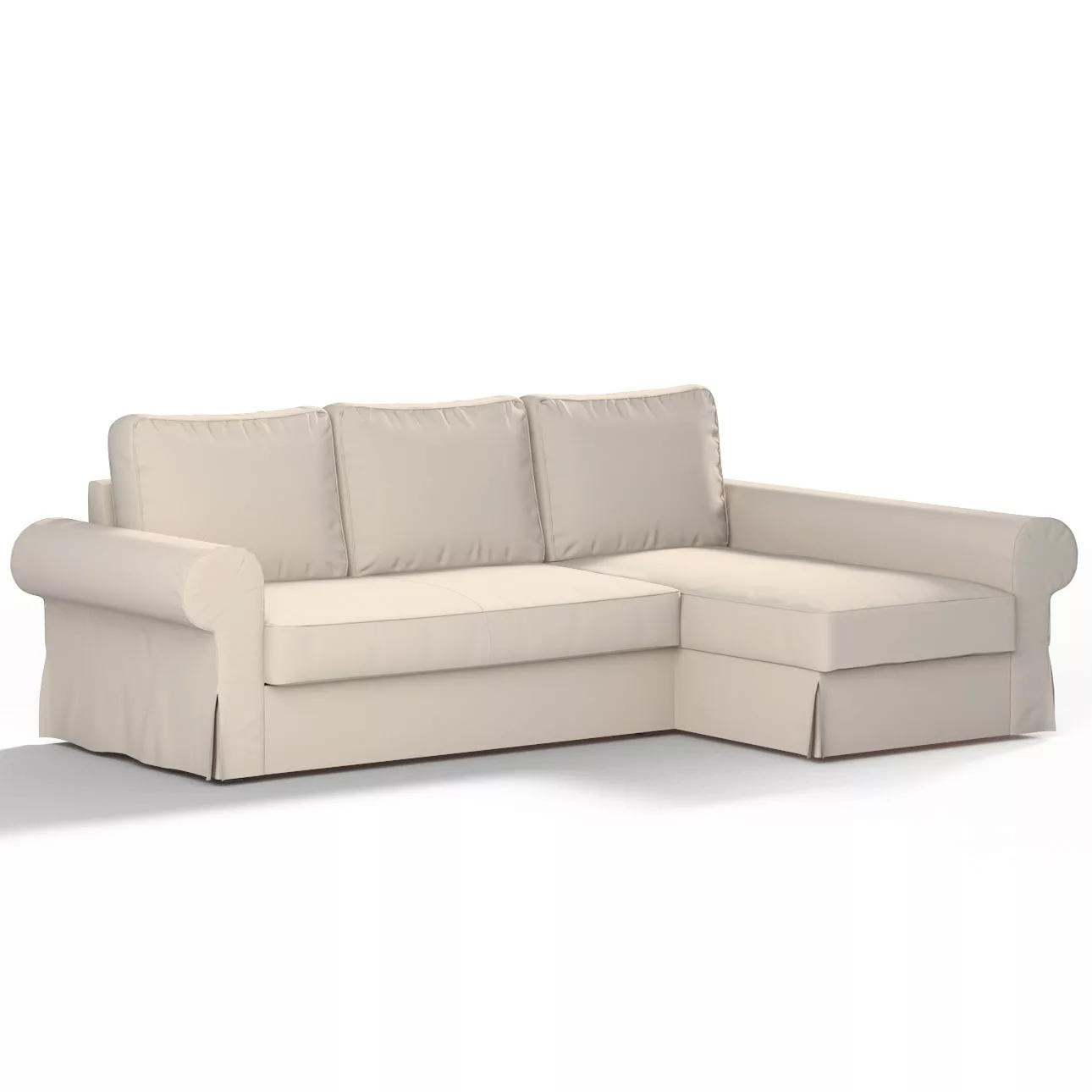 Bezug für Backabro Bettsofa / Recamiere, naturweiß, Bezug für Bettsofa Back günstig online kaufen