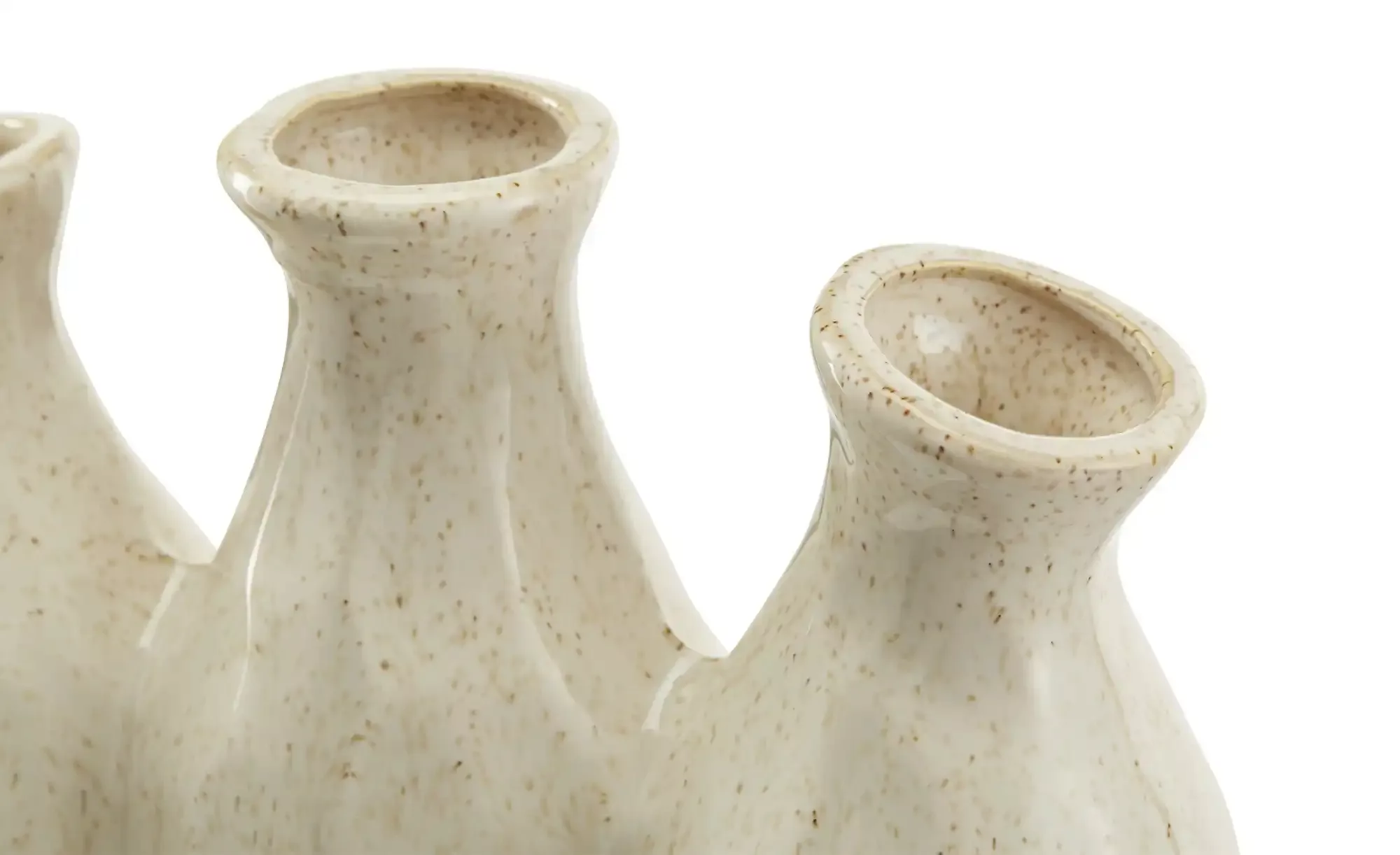 Vase, 3er ¦ creme ¦ Keramik ¦ Maße (cm): B: 18 H: 12 T: 6 Accessoires > Vas günstig online kaufen