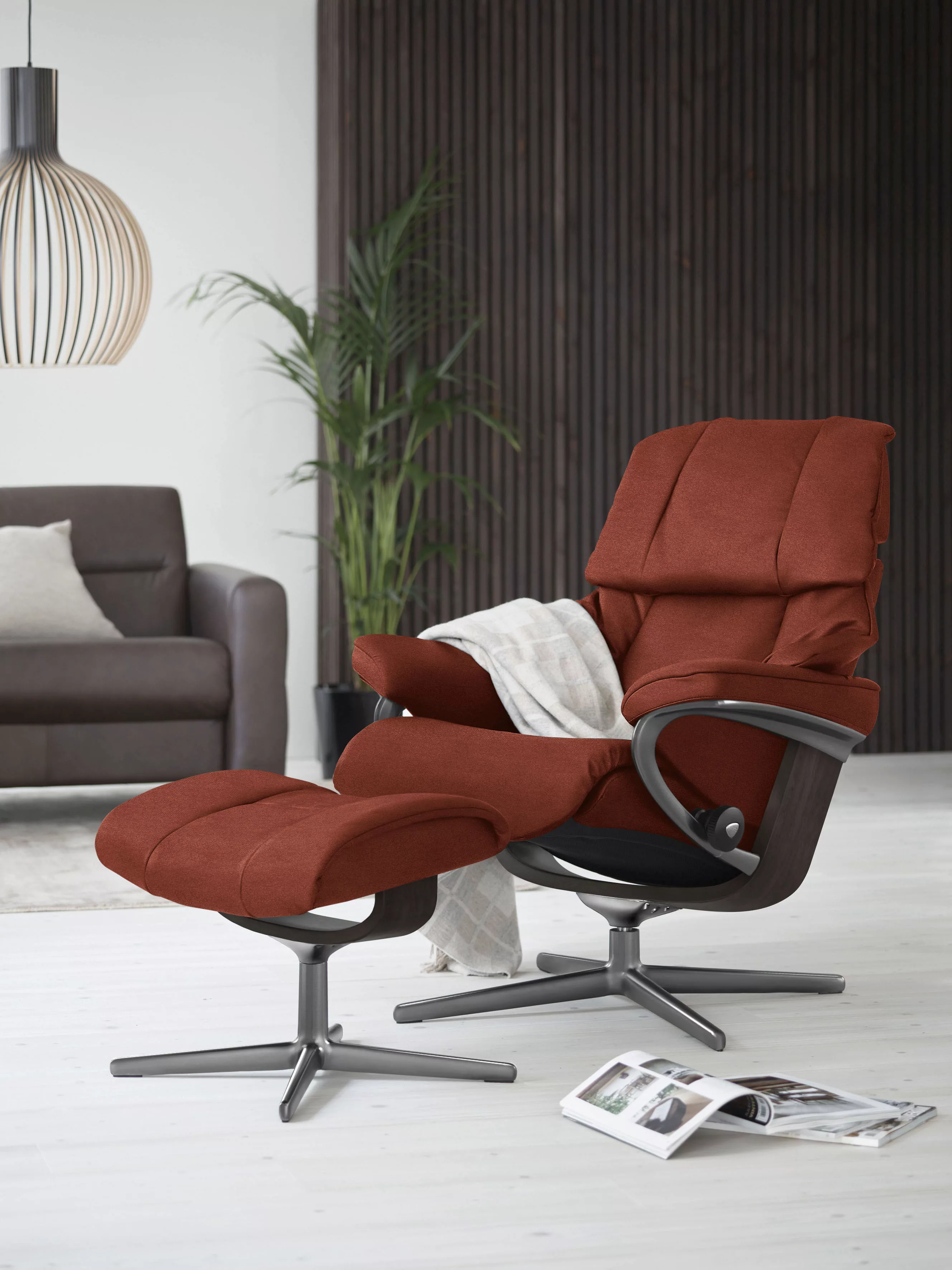 Stressless Relaxsessel "Reno", mit Cross Base, Größe S, M & L, Holzakzent W günstig online kaufen