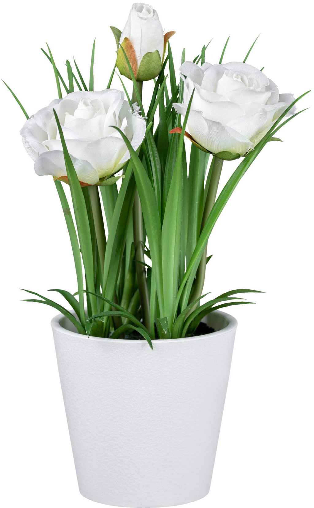 Creativ green Kunstpflanze "Rose", mit Blüten und Knospen günstig online kaufen