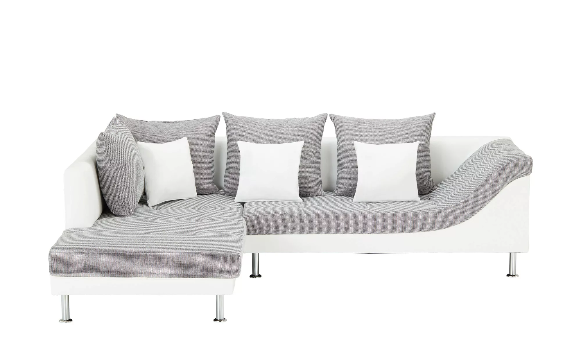 Ecksofa  Wiebke - schwarz - 255 cm - 95 cm - 205 cm - Sconto günstig online kaufen