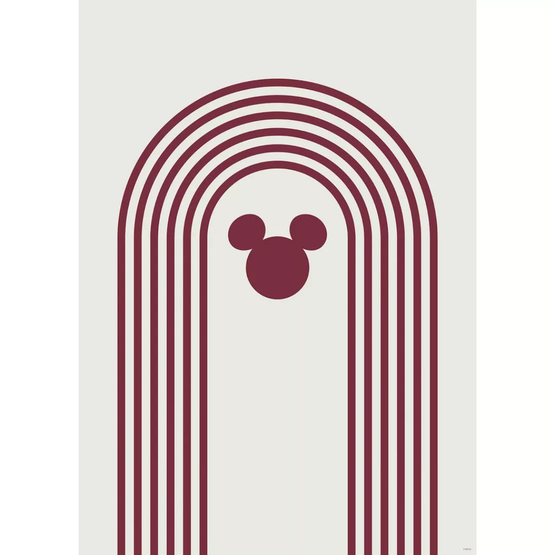 Komar Wandbild "Minimal Mickey", (1 St.), Deutsches Premium-Poster Fotopapi günstig online kaufen