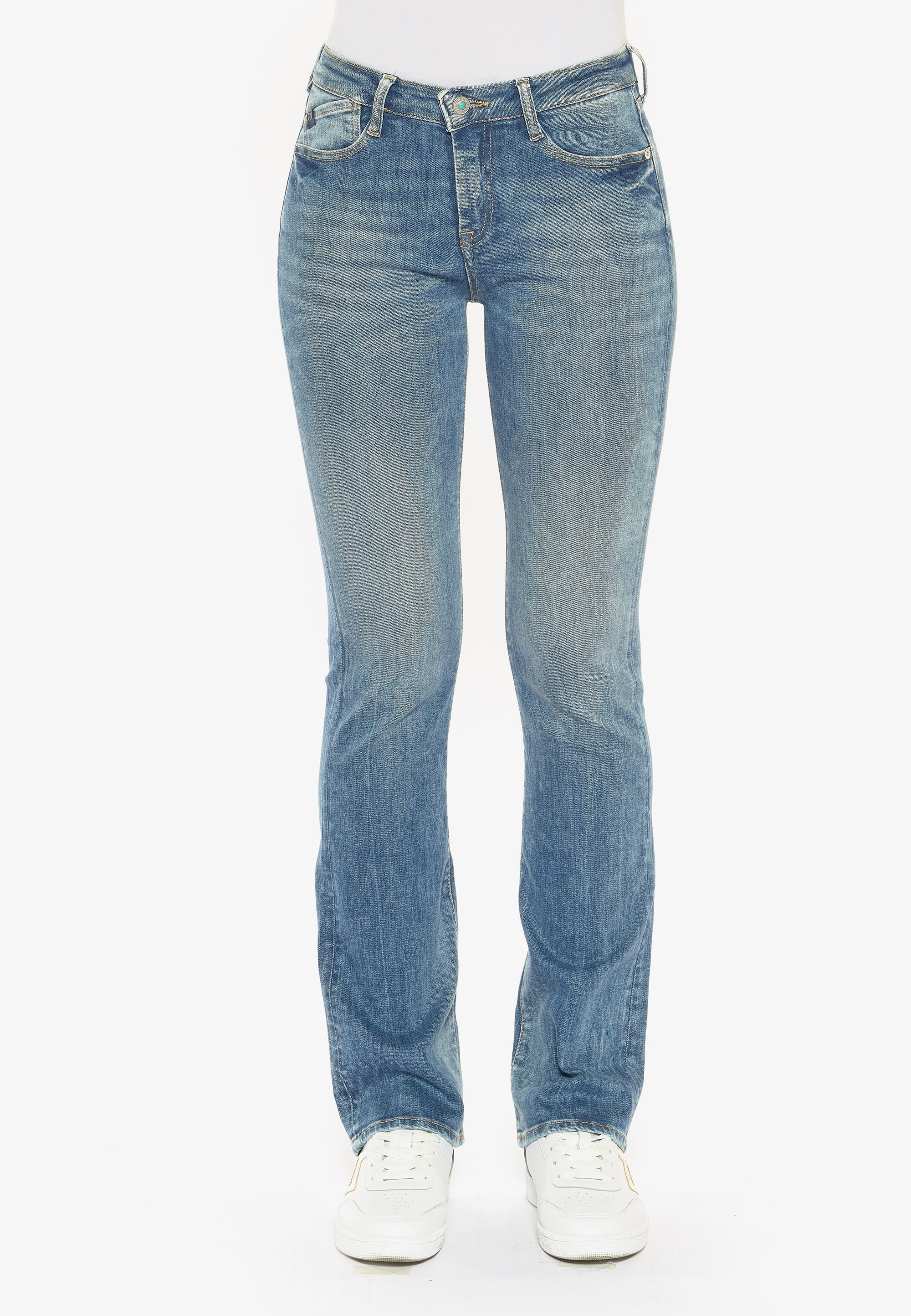 Le Temps Des Cerises Bequeme Jeans "POWERB", mit tollem Bootcut-Schnitt günstig online kaufen