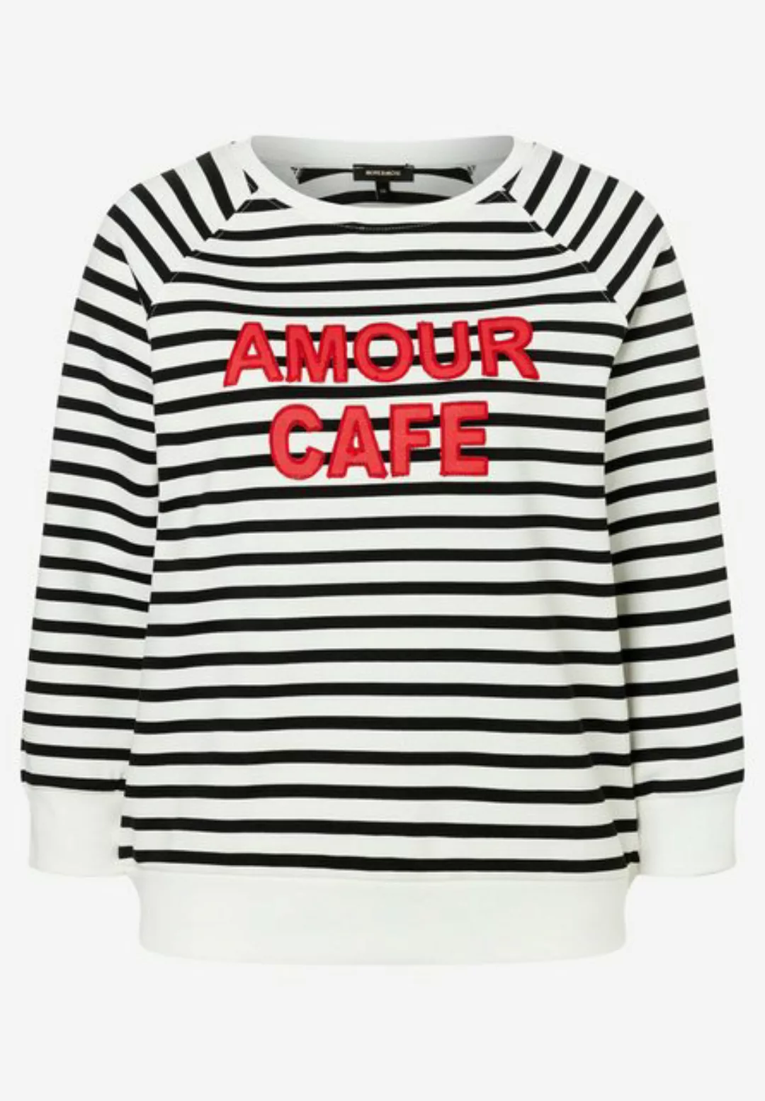 MORE&MORE Sweatshirt Sweat-Shirt with Wor günstig online kaufen