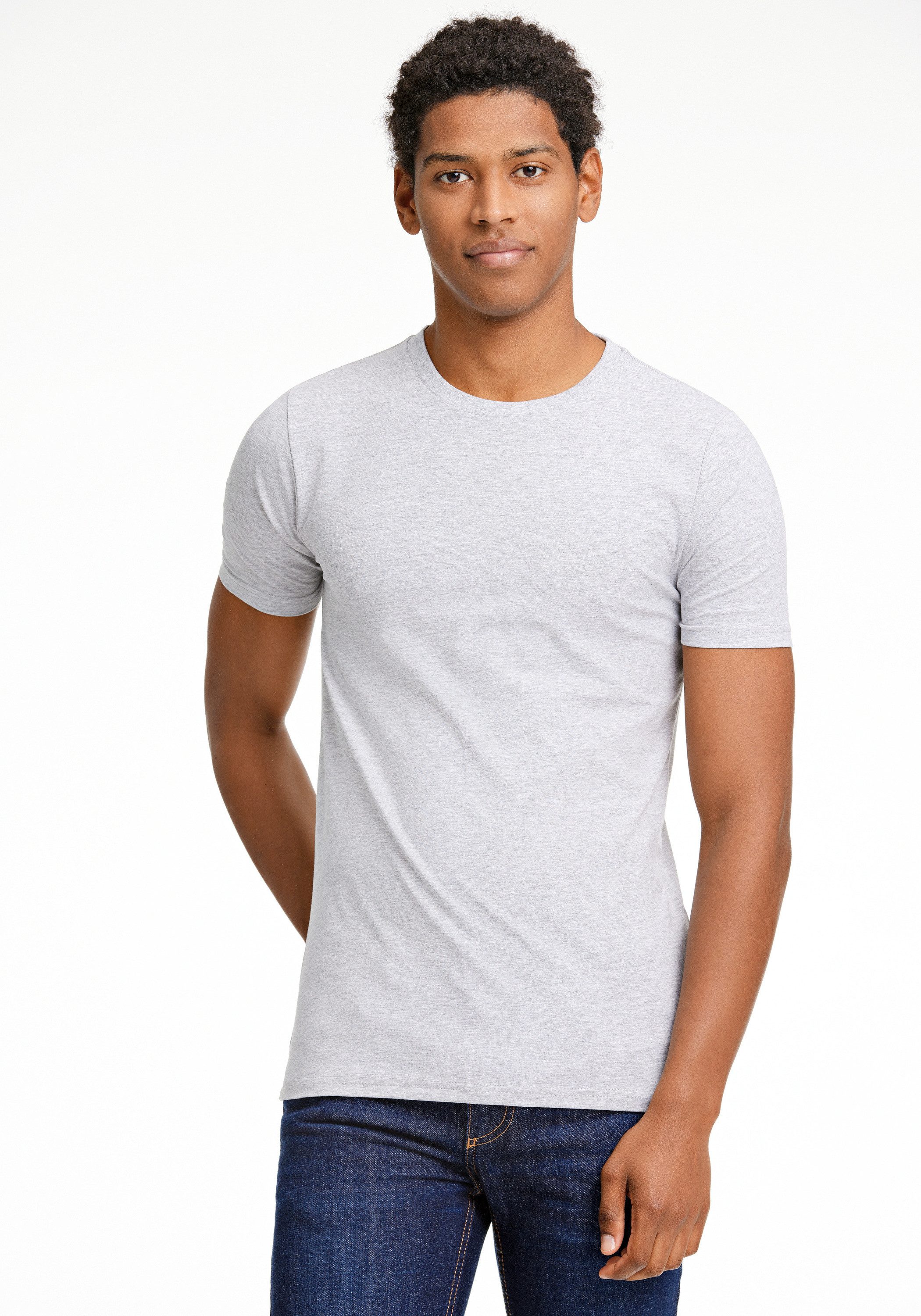 LINDBERGH T-Shirt mit V-Ausschnitt günstig online kaufen