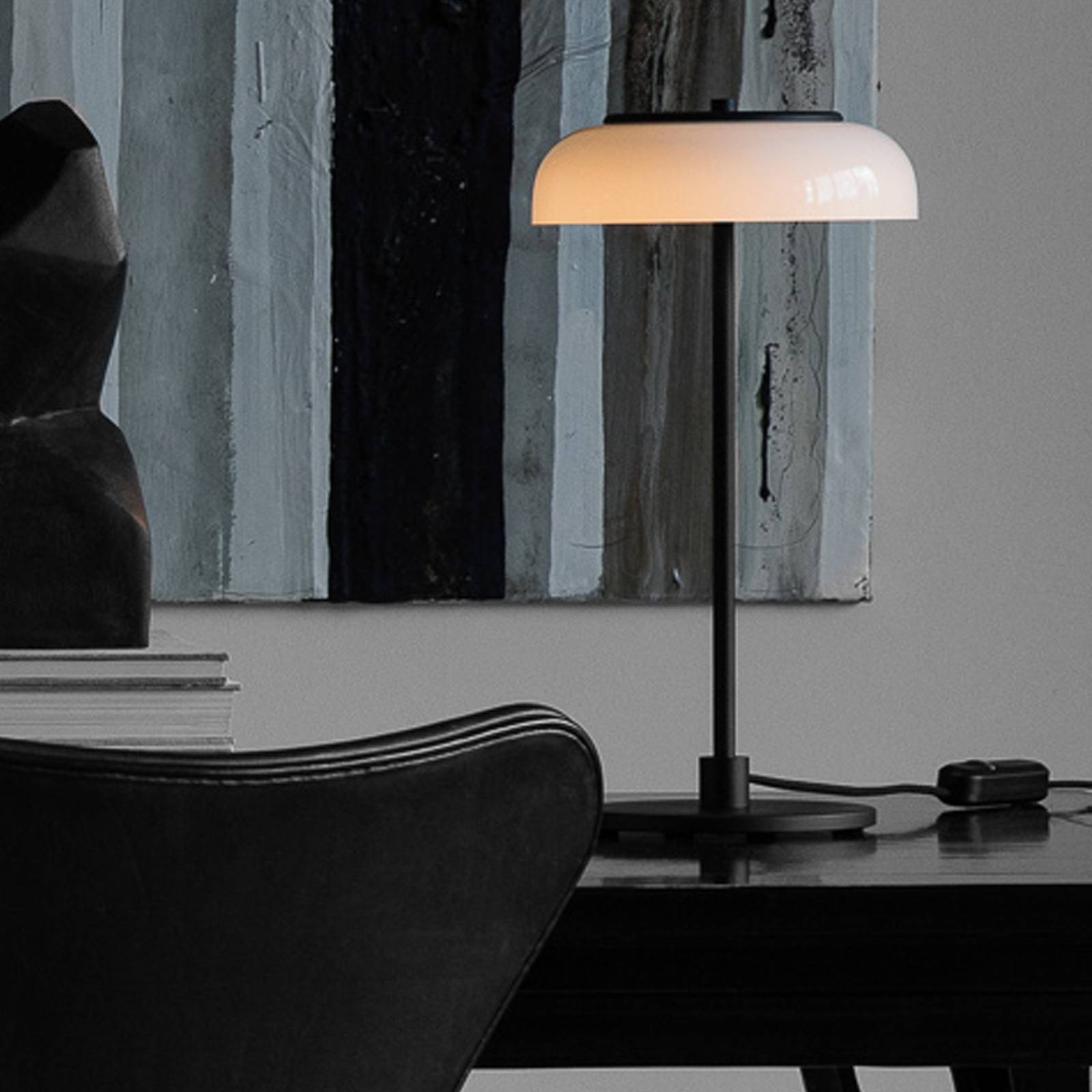 Nuura Blossi Table LED-Tischlampe schwarz/weiß günstig online kaufen