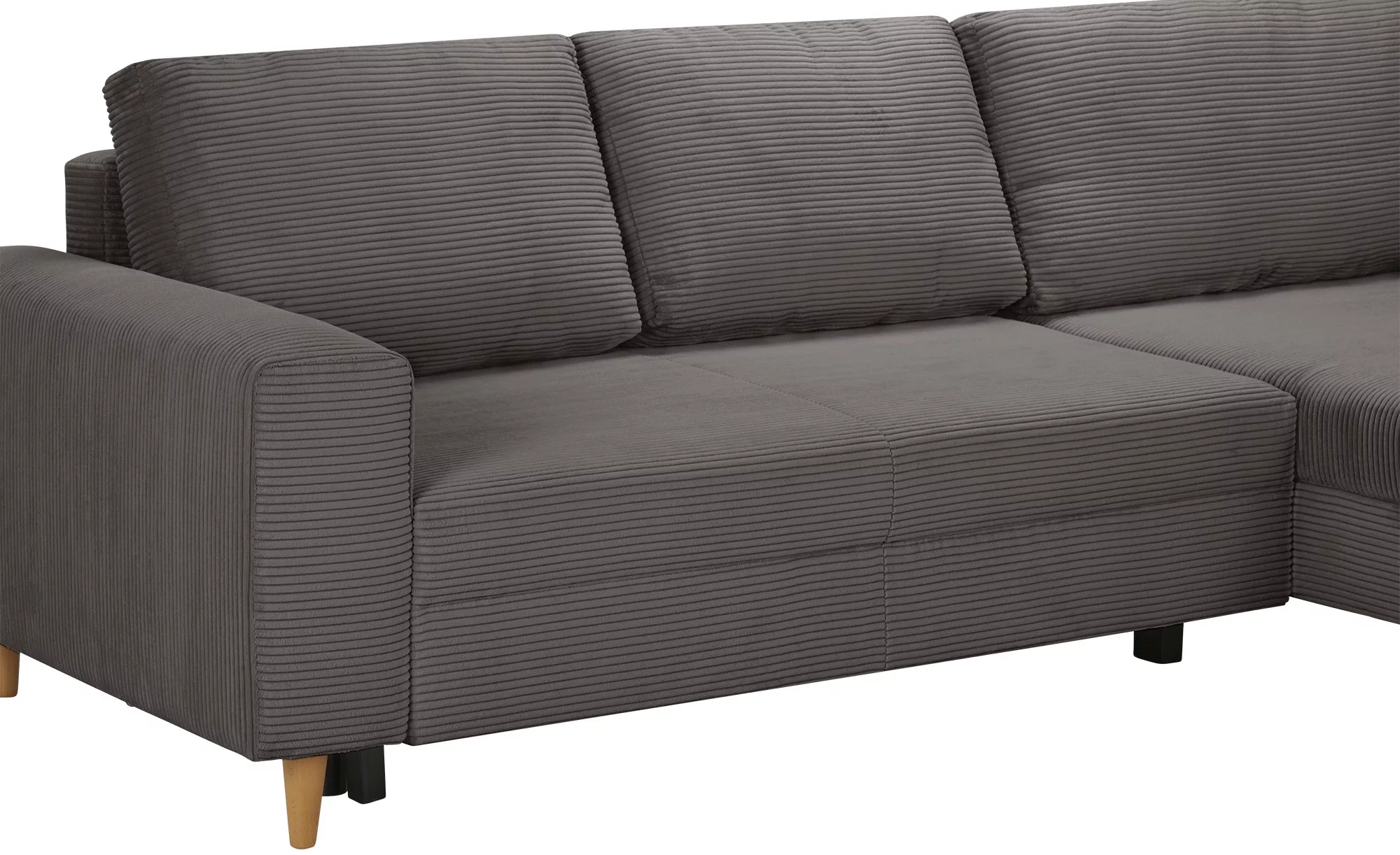 Ecksofa mit Schlaffunktion  Benedita ¦ braun ¦ Maße (cm): B: 275 H: 91 T: 1 günstig online kaufen