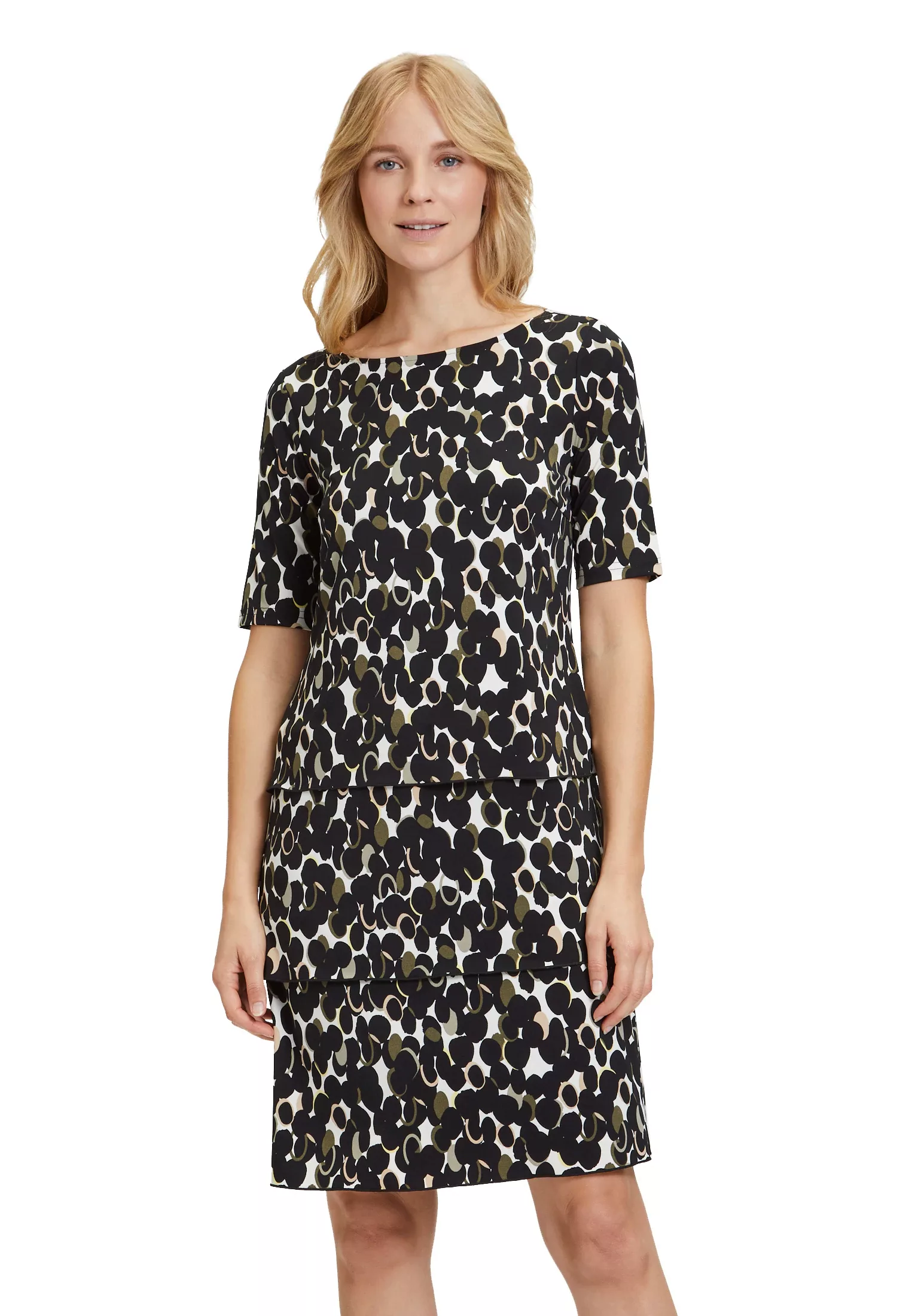 Betty Barclay Sommerkleid "Betty Barclay Stufenkleid kurzarm", Druck günstig online kaufen