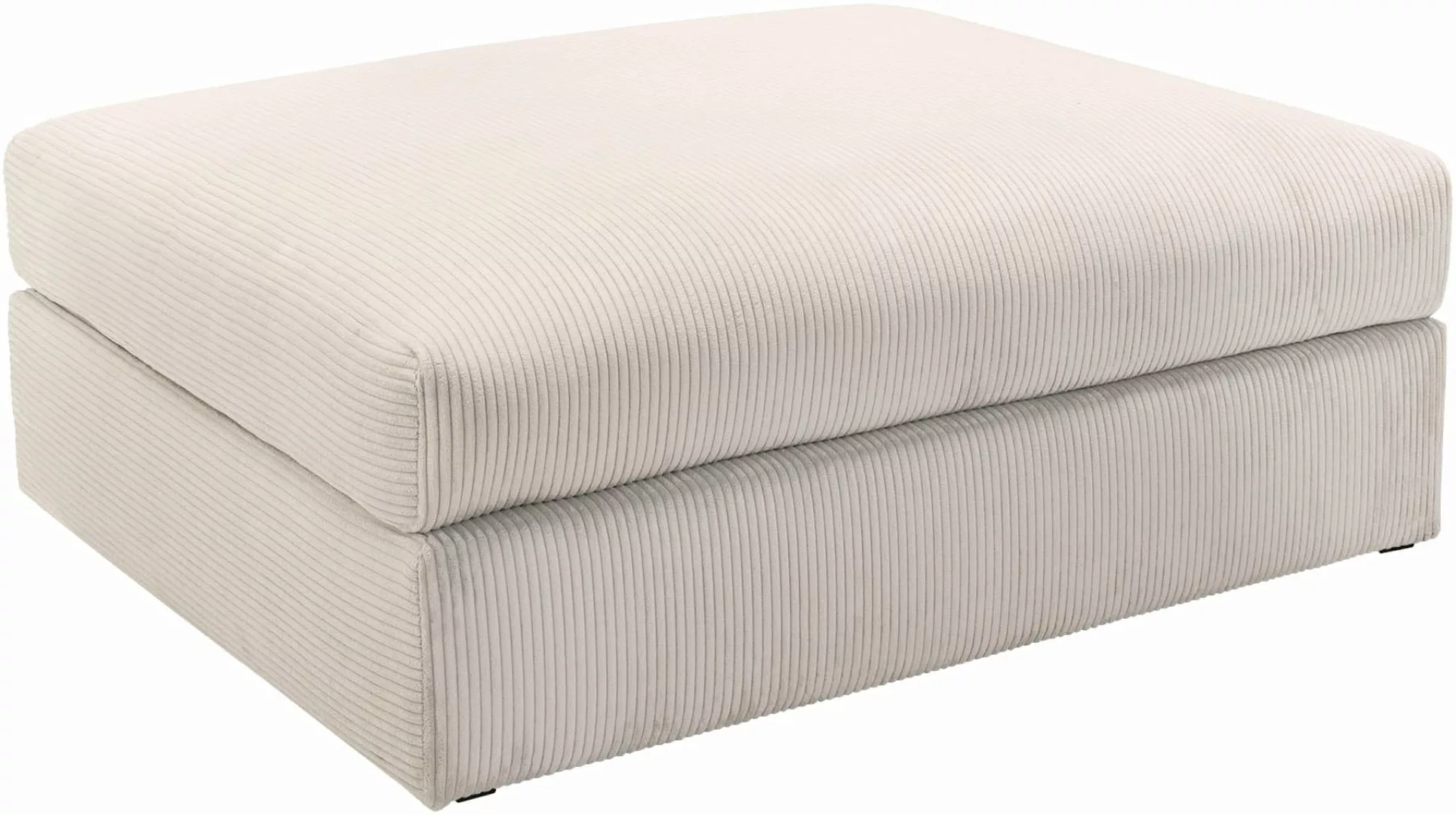 Home affaire Polsterhocker "Soft&Cosy XL", in Cord günstig online kaufen