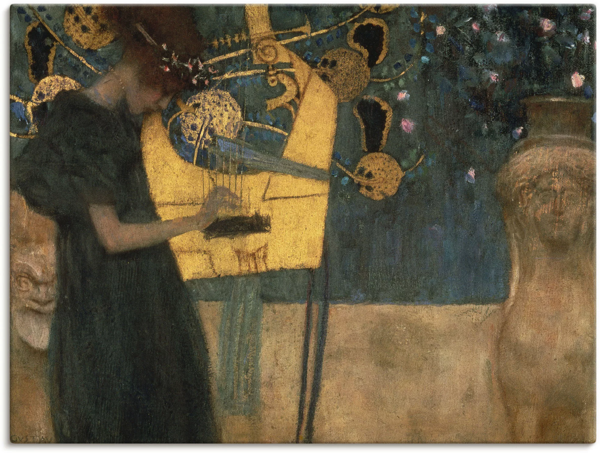 Artland Wandbild "Die Musik. 1895", Musiker, (1 St.) günstig online kaufen