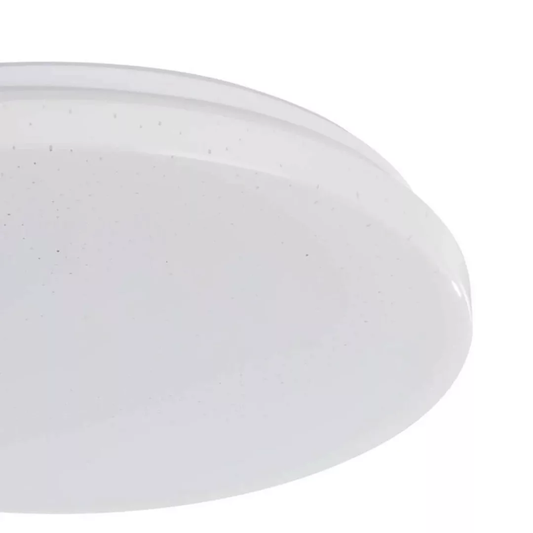LED Deckenleuchte Frania in Weiß 18W 1850lm IP44 3000K günstig online kaufen