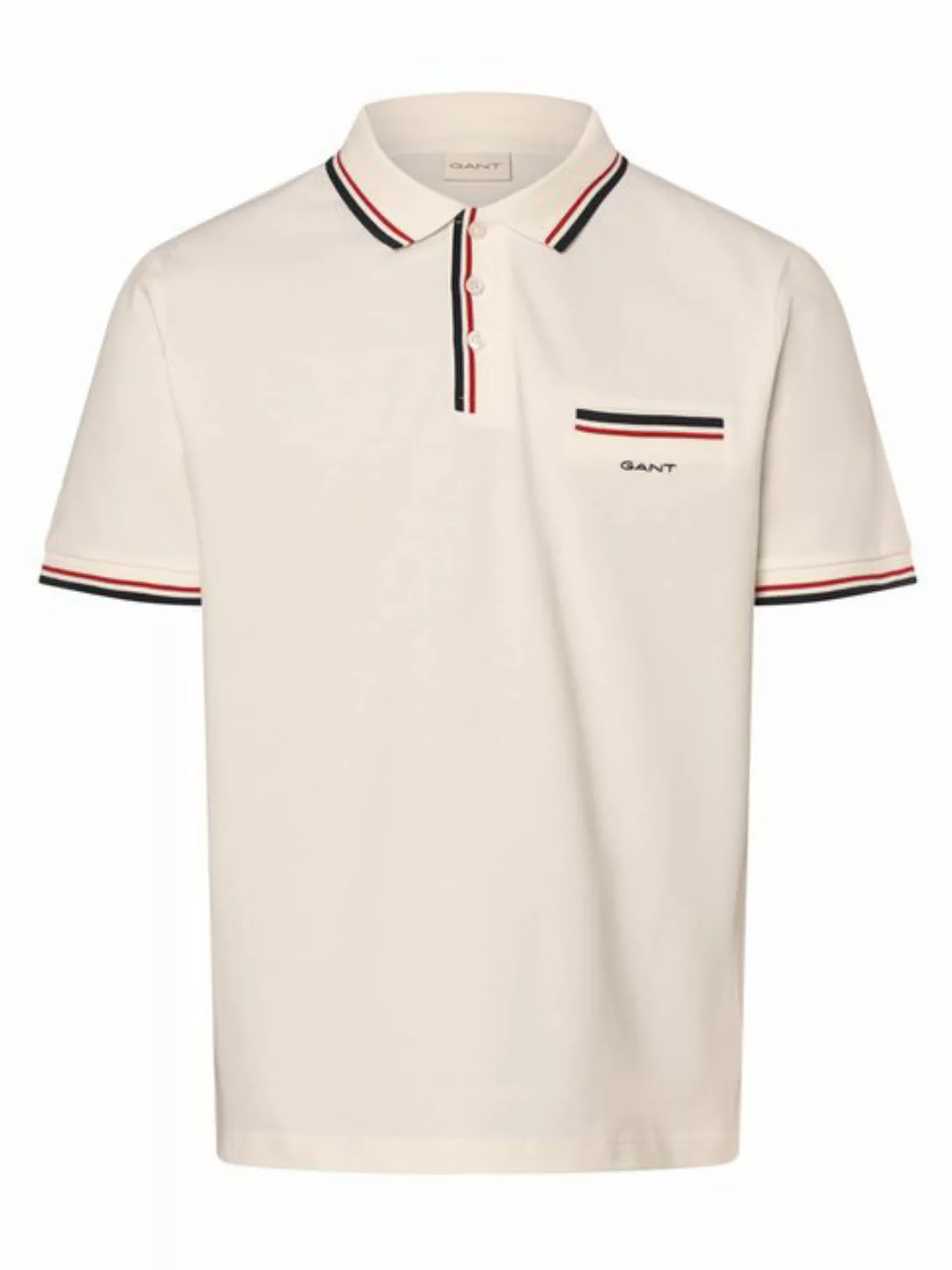 Gant Poloshirt "2-COL TIPPING SS PIQUE POLO", mit Randstreifen in 2 Farben günstig online kaufen