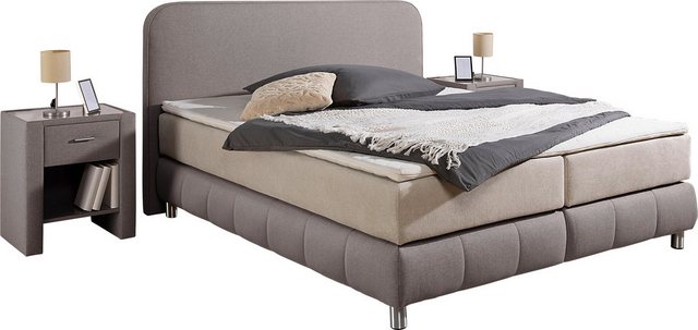 Home affaire Boxspringbett Cesson, in verschiedenen Breiten, inkl. Topper, günstig online kaufen