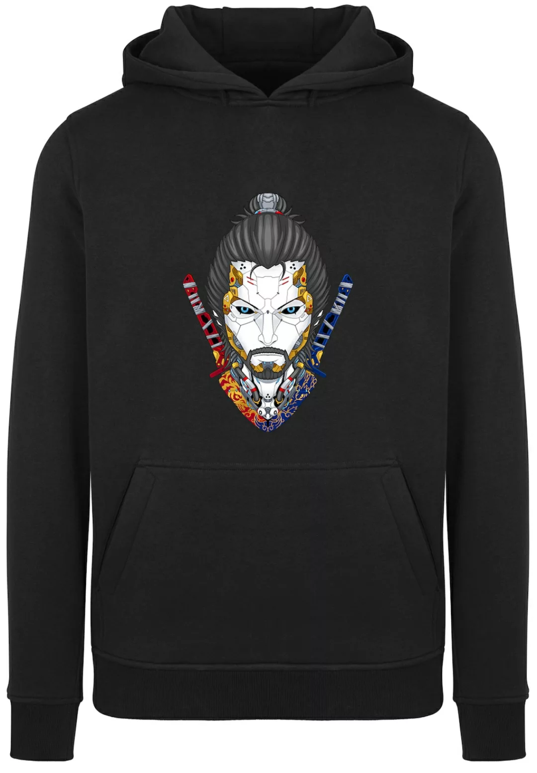 F4NT4STIC Sweatshirt Cyberpunk Samurai Print günstig online kaufen