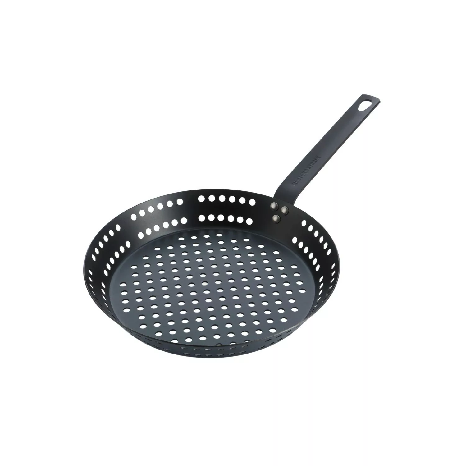 Merten & Storck Grillpfanne Carbon Steel BBQ Ø 30 cm Schwarz günstig online kaufen