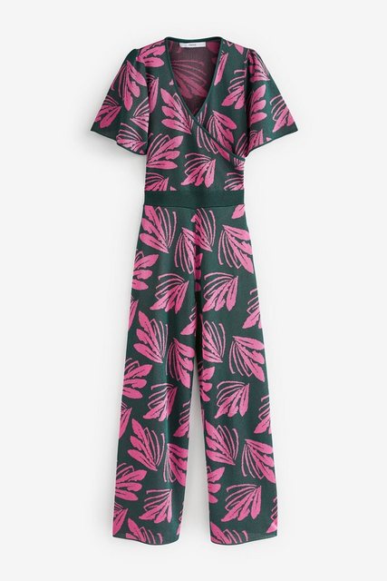 Next Jumpsuit Jacquard Overall mit Flügelärmeln (1-tlg) günstig online kaufen