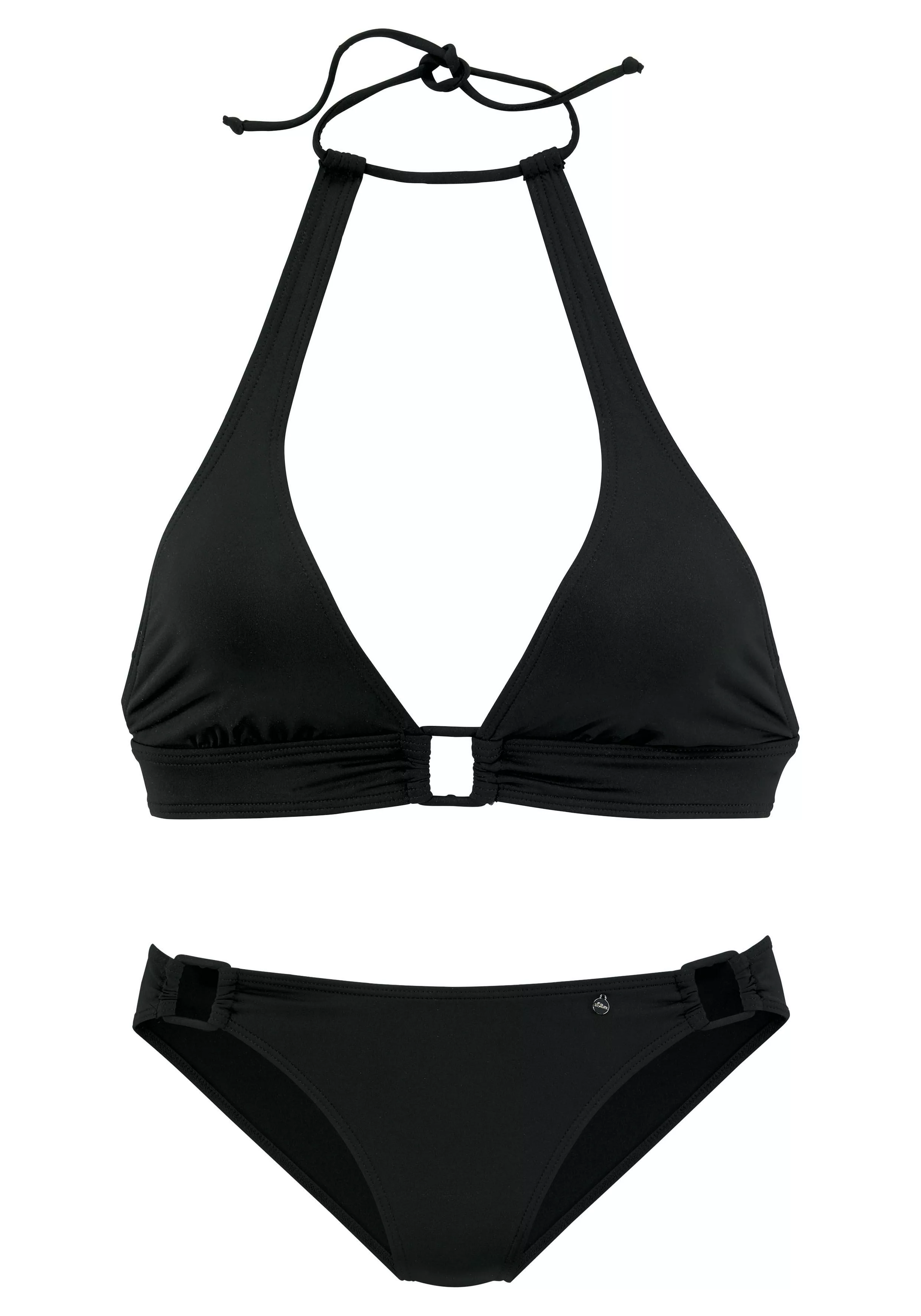 s.Oliver Triangel-Bikini, mit Zierschnallen günstig online kaufen