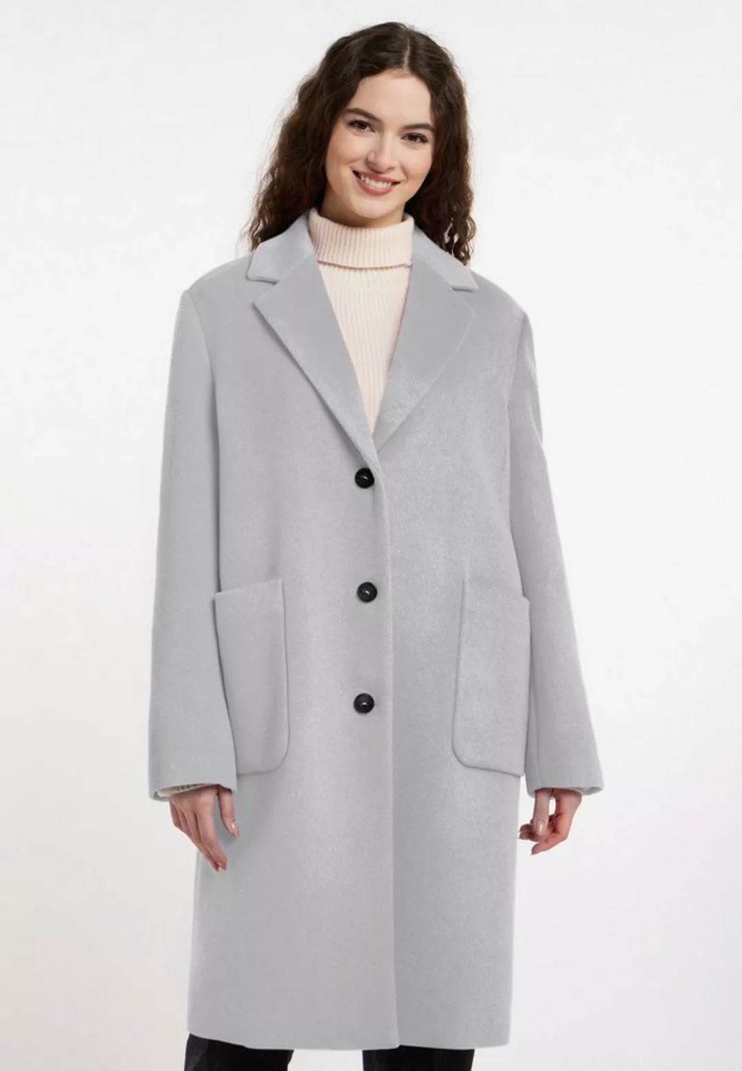 Frieda & Freddies Langmantel Wool Coat / Gillian 2 mit dezenten Farbdetails günstig online kaufen