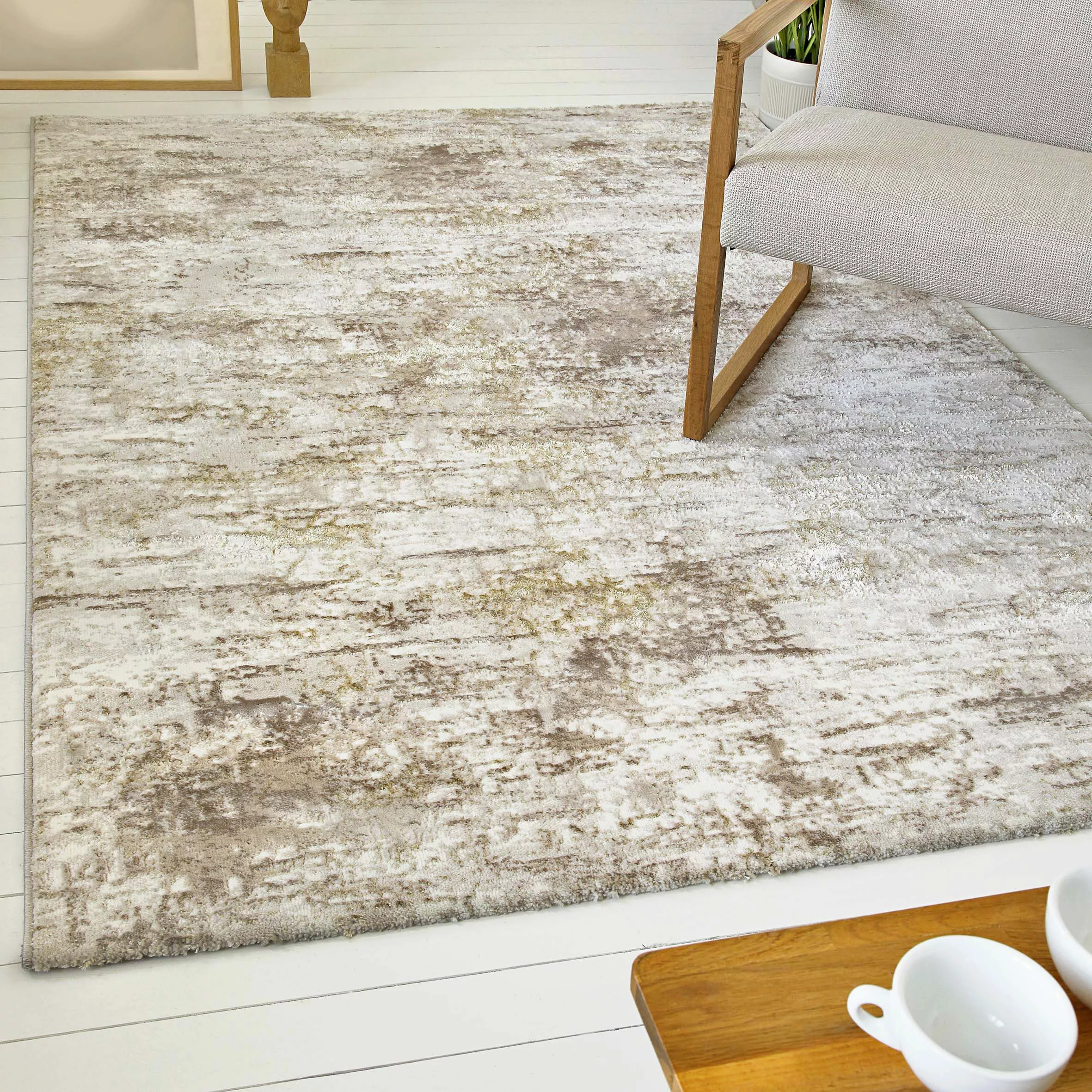my home Teppich »Aeliana«, rechteckig, 12 mm Höhe, weicher Kurzflor, Hoch T günstig online kaufen