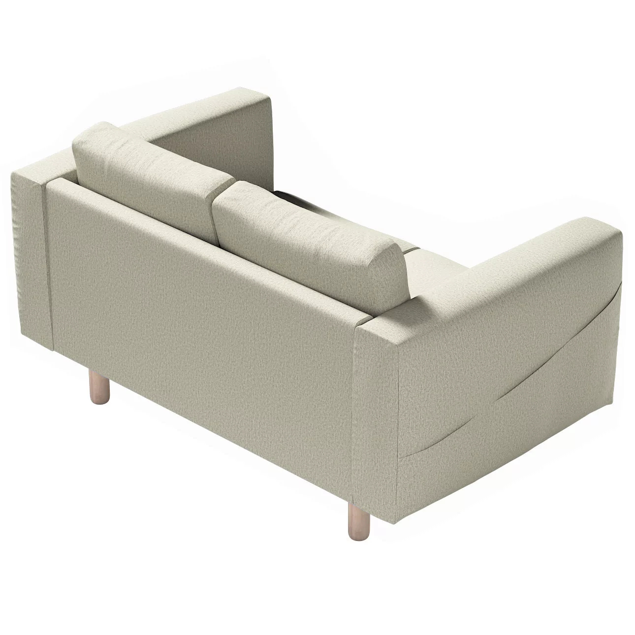 Bezug für Norsborg 2-Sitzer Sofa, beige, Norsborg 2-Sitzer Sofabezug, Madri günstig online kaufen