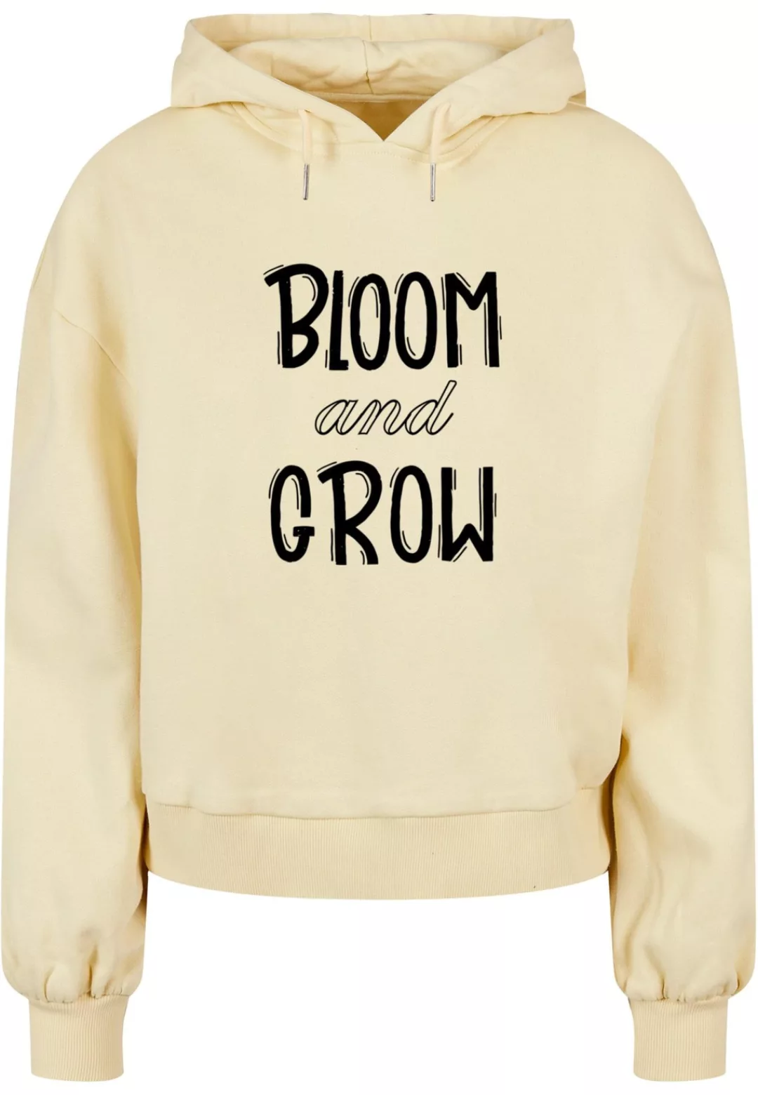 Merchcode Kapuzenpullover "Merchcode Damen Ladies Spring - Bloom and grow O günstig online kaufen