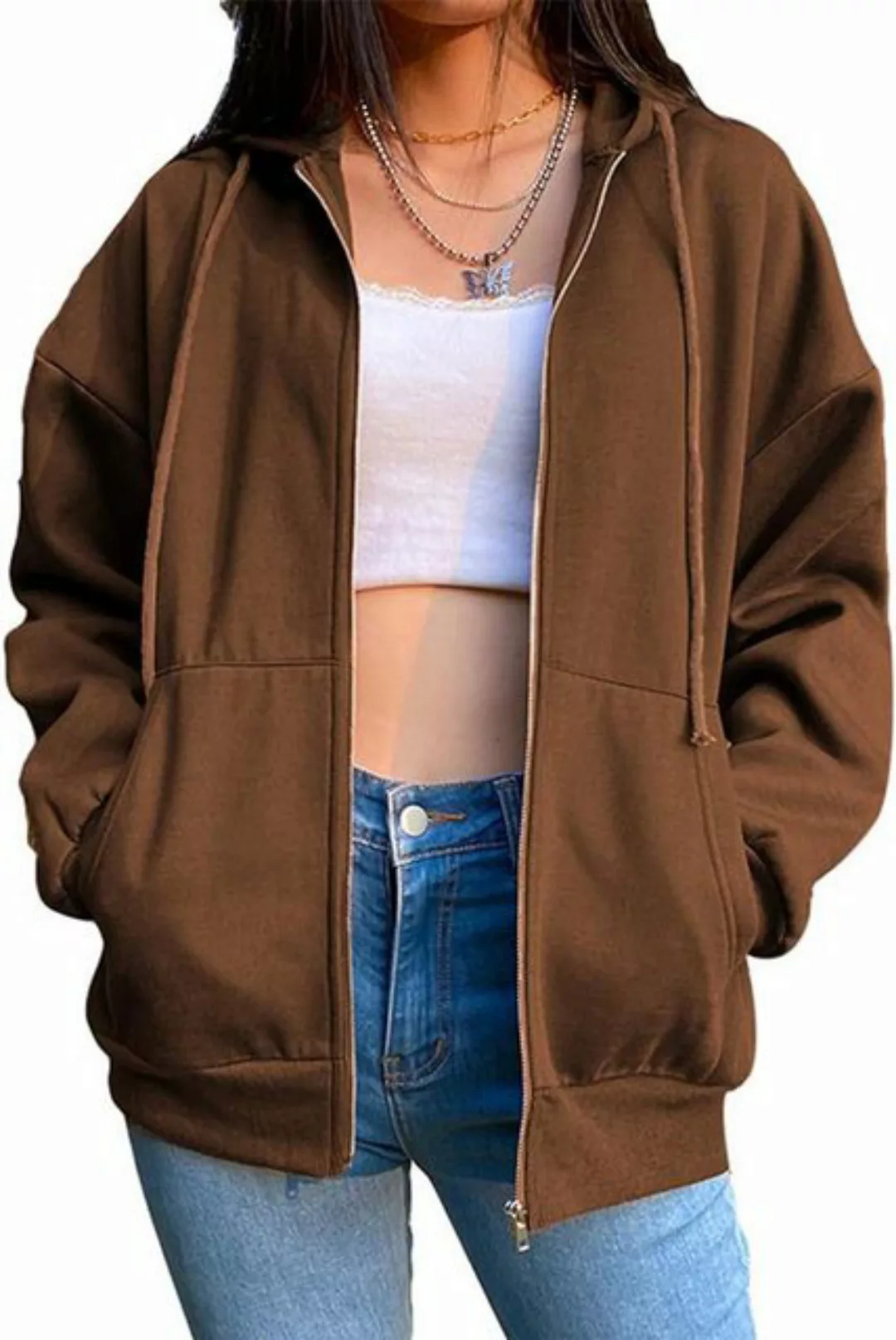 KIKI Kapuzenpullover Damen Kapuzenjacke Kapuzenpullover Vintage Sweatshirt( günstig online kaufen