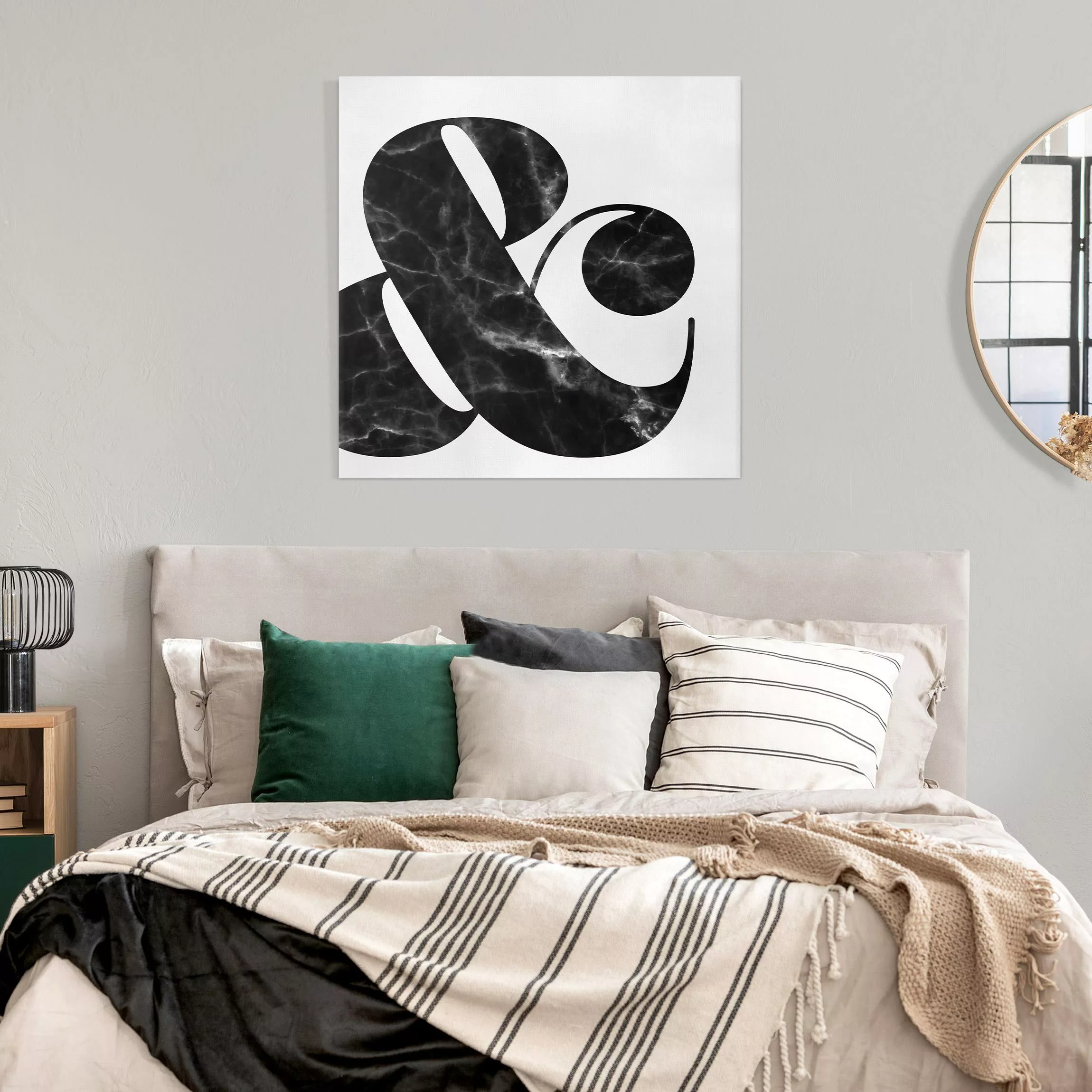 Leinwandbild Ampersand Marmor günstig online kaufen