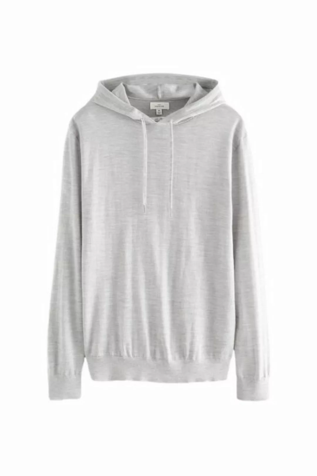 Next Kapuzenpullover Regular Fit Signature Hoodie aus 100 % Merinowolle (1- günstig online kaufen