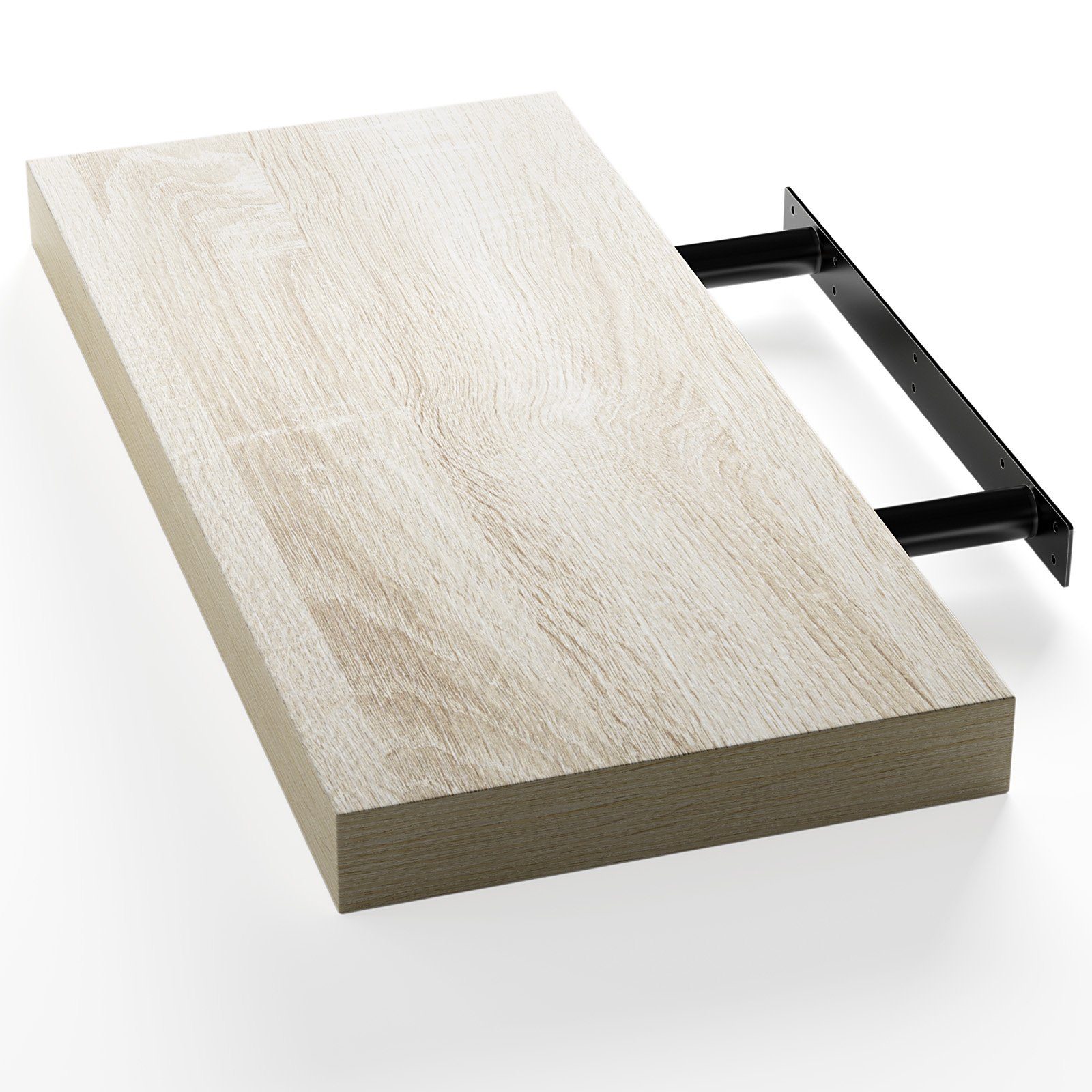Casaria Wandboard, Eiche Hängeregal mit Halterung günstig online kaufen