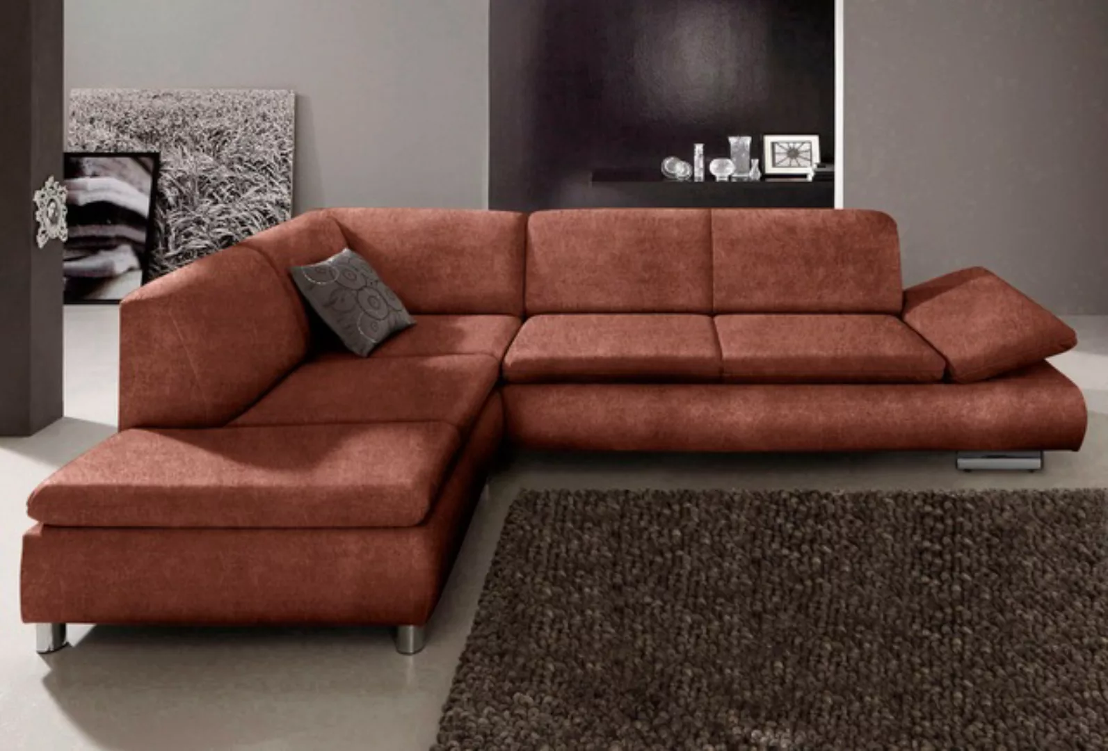 Max Winzer Ecksofa "Toulouse modern und bequem, aktuelles Design, hoher Sit günstig online kaufen