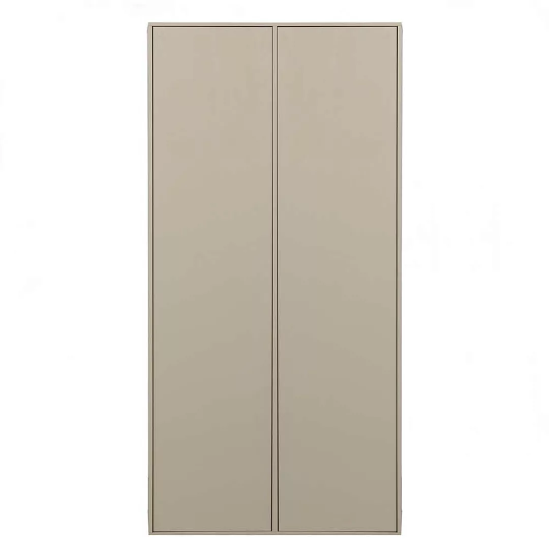 Grauer Schrank in modernem Design 100x200x58 cm günstig online kaufen