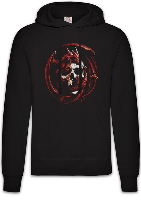 Urban Backwoods Hoodie Skull & Dragon Herren Hoodie Fantasy Drache Larp Dun günstig online kaufen