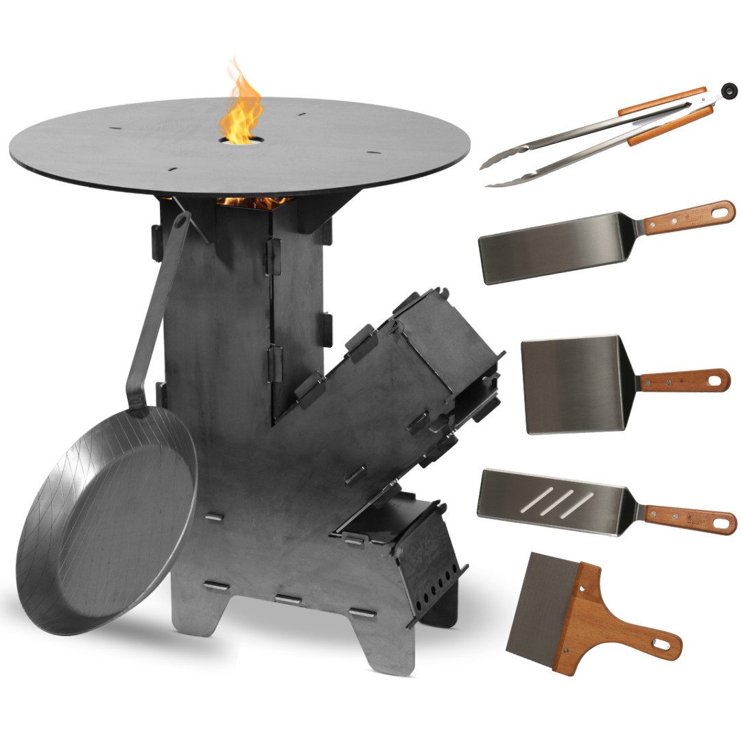 Czaja Feuerschale Czaja® Raketenofen inkl. Grillplatte, günstig online kaufen