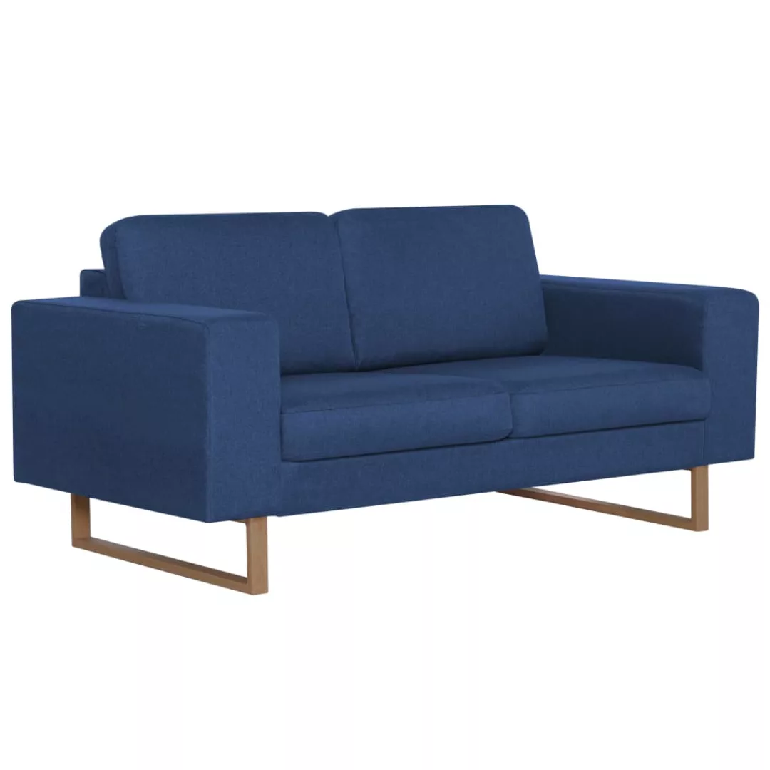 2-sitzer-sofa Stoff Blau günstig online kaufen