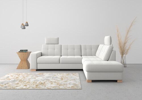 sit&more Ecksofa Quincy L-Form, wahlweise mit Bettfunktion und Bettkasten günstig online kaufen