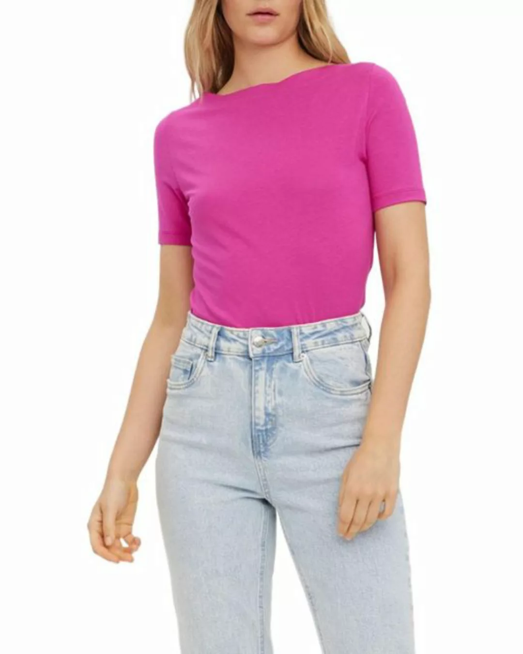 Vero Moda Kurzarmshirt "VMPANDA MODAL S/S TOP NOOS" günstig online kaufen