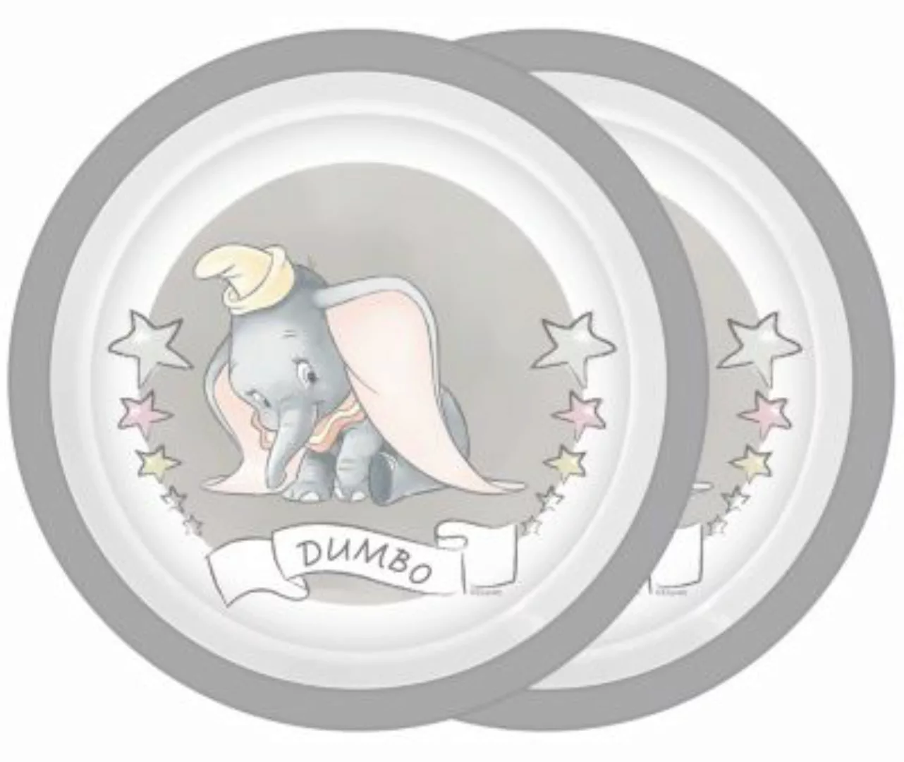 Geda Labels Teller Dumbo Sterne 2er Set 21,5cm Kinderteller bunt günstig online kaufen