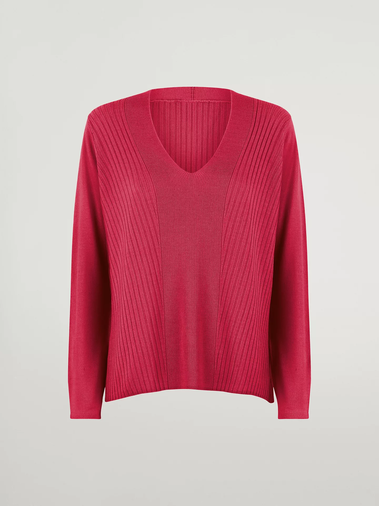 Wolford - Merino Blend Top Long Sleeves, Frau, lipstick red, Größe: L günstig online kaufen