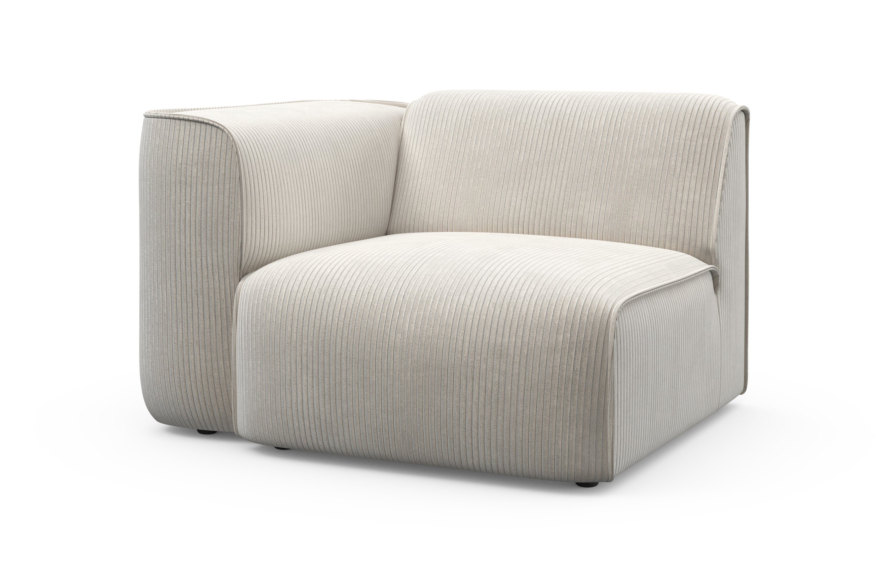 RAUM.ID Sessel "Merid Sofa-Eckelement, Maße B/T/H: 109/97/46 cm", als Modul günstig online kaufen